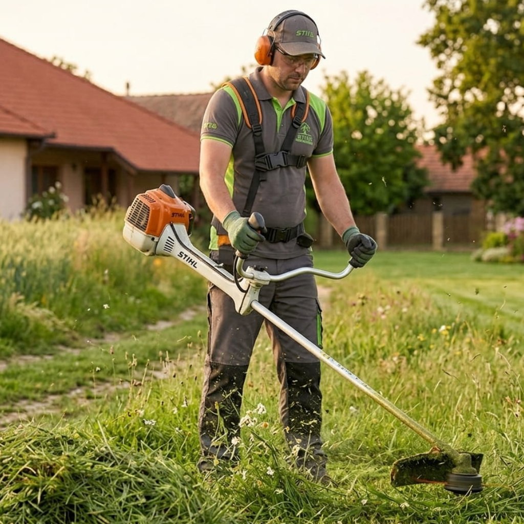 kosenje trave trimerom